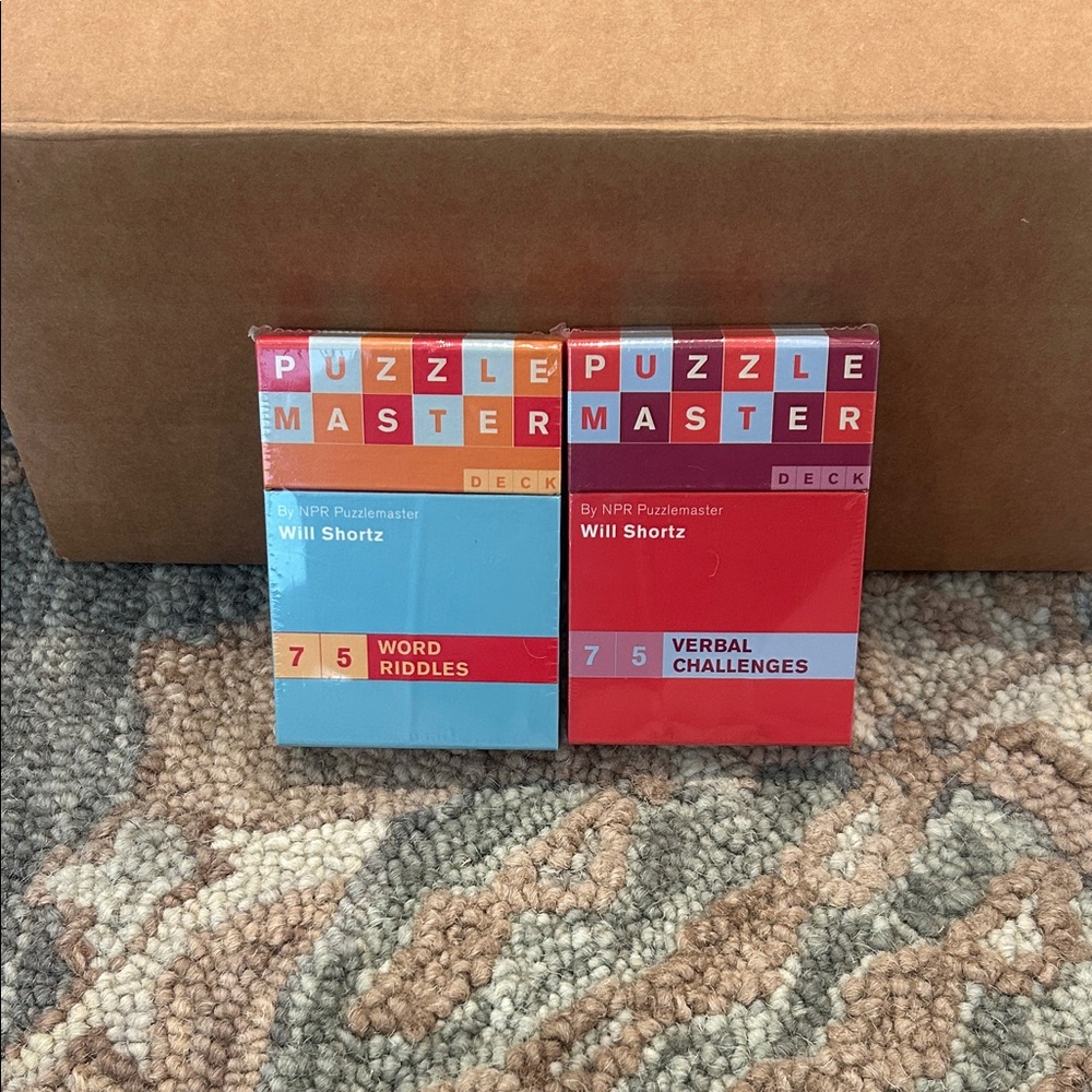 Puzzle Master Deck - Red and Blue